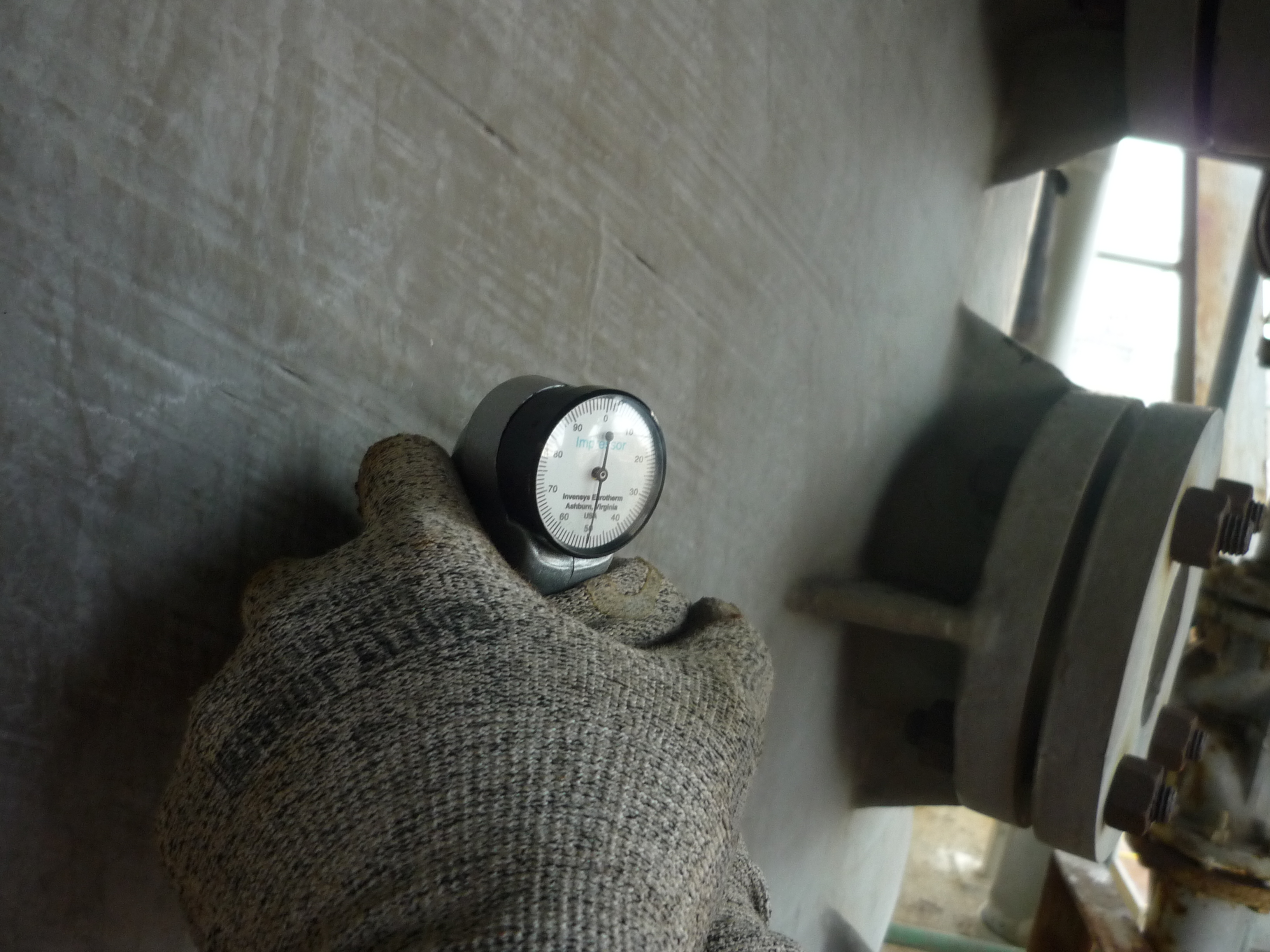 Inspection of Tank with Barcol Hardness Test