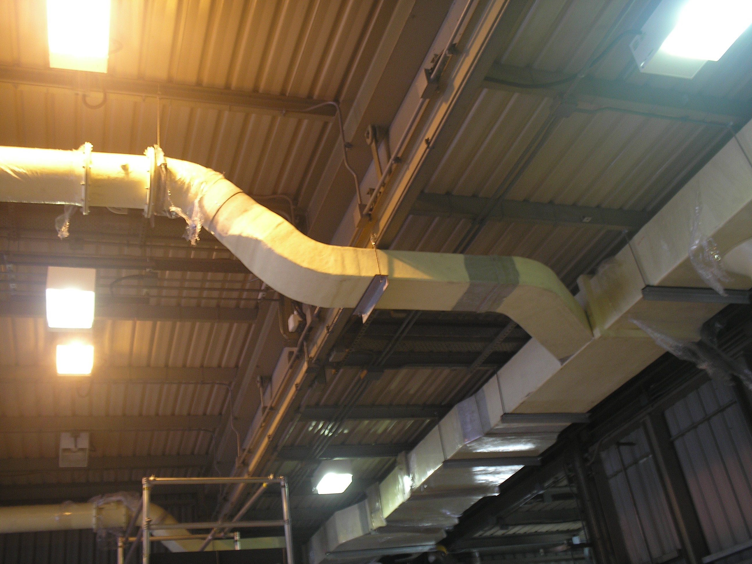 Install & Lamination of FRP Duct Work